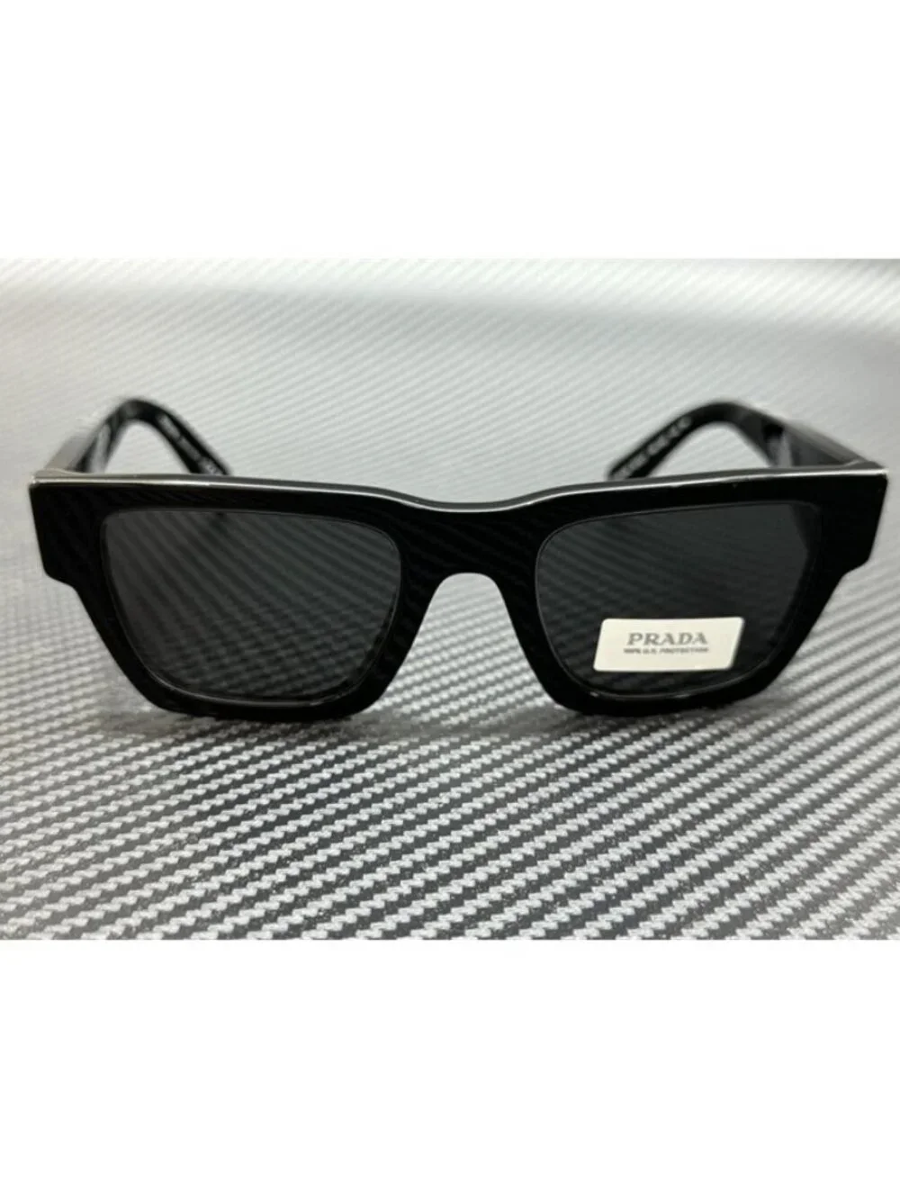 New PRADA Men Black Sunglasses 50-21-145